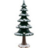 Winterkinder Winterbaum mit Schneekristall - 22 cm