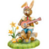 Hasenmusikant Junge mit Gitarre - 8 cm