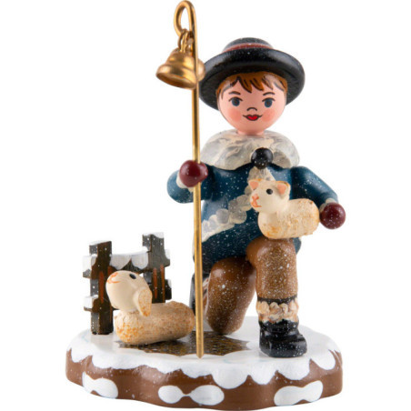 Winterkinder Sternsinger "Der gute Hirte" - 9 cm