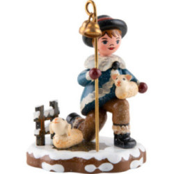 Winterkinder Sternsinger "Der gute Hirte" - 9 cm