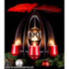1-Tier Pyramid NOVA - Anthracite/Rubyred - 38 cm / 15 inch