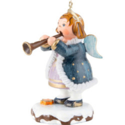 Winterkinder Himmelskind mit Klarinette - 6,5 cm