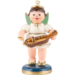 Angel with Hurdy-Gurdy - 6 cm / 2.4 inch