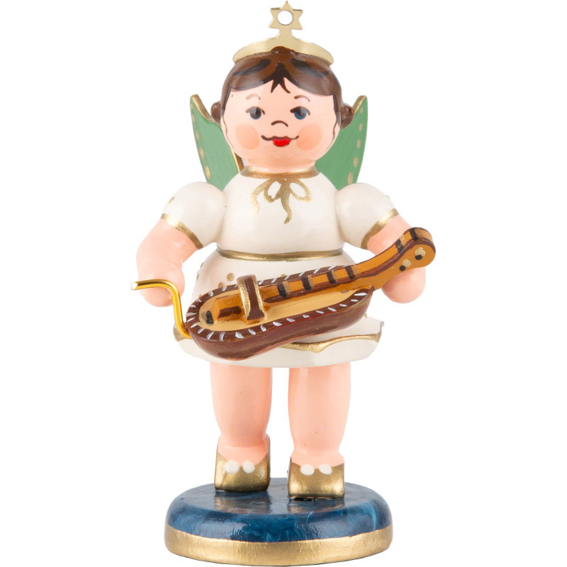 Angel with Hurdy-Gurdy - 6 cm / 2.4 inch