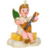Engelbub sitzend mit Balalaika - 6,5 cm
