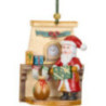 Christbaumschmuck Weihnachtsmann Bescherung - 8 cm