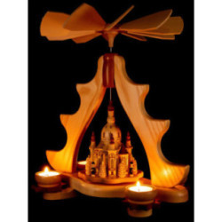 1-Tier Pyramid - Church of Our Lady Dresden - 36 cm / 14 inch