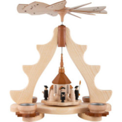 1-stöckige Pyramide Seiffener Kirche - 36 cm