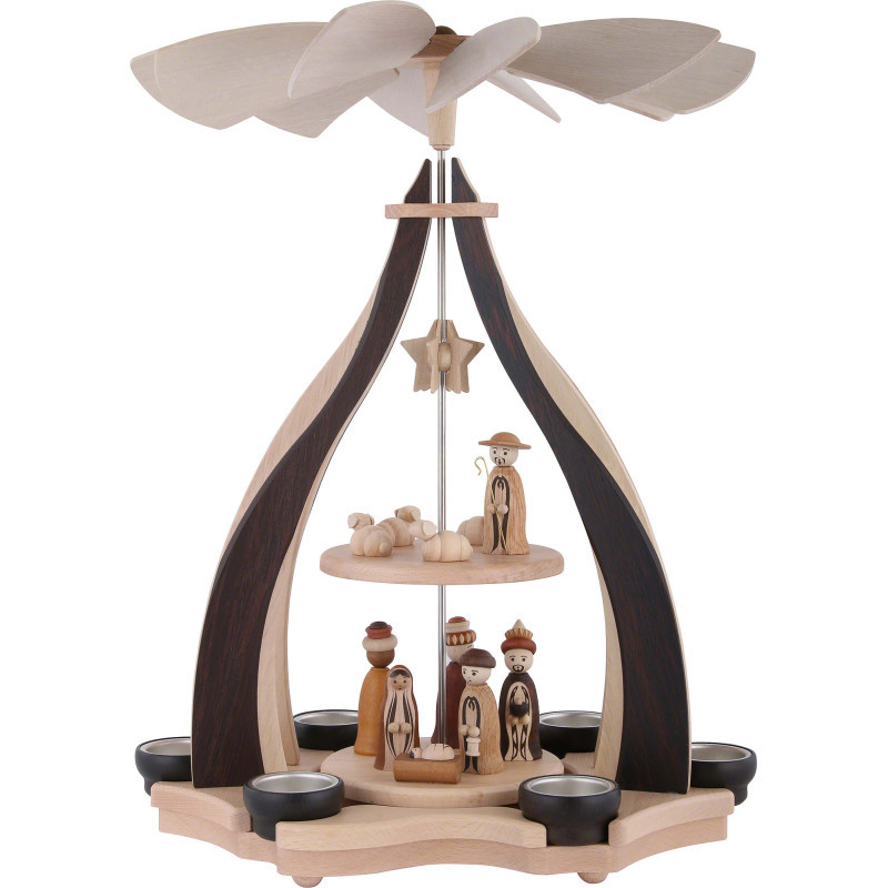 2-Tier Pyramid - Nativity Scene - 47,5 cm / 18.7 inch