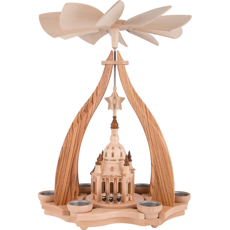1-Tier Pyramid - Church of Our Lady Dresden - 47x34x34 cm / 18.5x13.3x13.3 inch