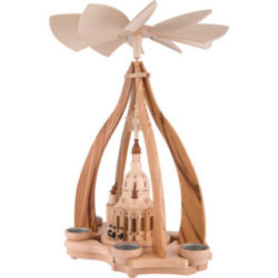 1-stöckige Pyramide Frauenkirche Dresden - 47x34x34 cm
