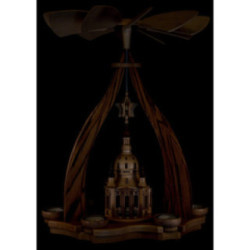 1-Tier Pyramid - Church of Our Lady Dresden - 47x34x34 cm / 18.5x13.3x13.3 inch