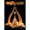 1-stöckige Pyramide Frauenkirche Dresden - 47x34x34 cm