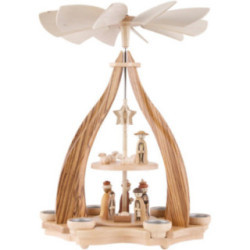 2-stöckige Pyramide Christi Geburt - 47,5cm