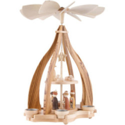 2-stöckige Pyramide Christi Geburt - 47,5cm