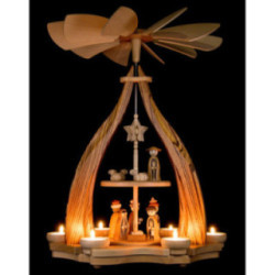 2-stöckige Pyramide Christi Geburt - 47,5cm
