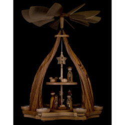 2-stöckige Pyramide Christi Geburt - 47,5cm