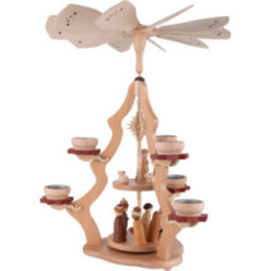 2-Tier Pyramid - Nativity Scene - 47 cm / 19 inch