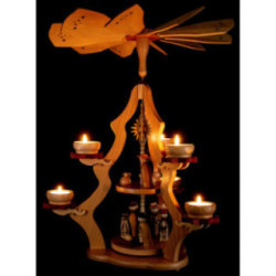 2-Tier Pyramid - Nativity Scene - 47 cm / 19 inch