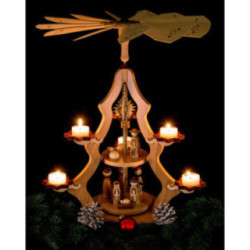 2-Tier Pyramid - Nativity Scene - 47 cm / 19 inch
