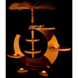 2-Tier Pyramid - "Open Circle" - Blank - 74 cm / 29 inch