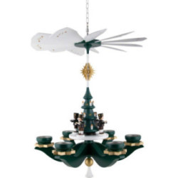 1-Tier Hanging Pyramid - Miners, Green - 47 cm / 18.5 inch
