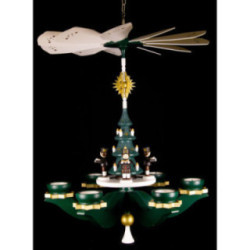 1-Tier Hanging Pyramid - Miners, Green - 47 cm / 18.5 inch