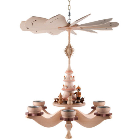 1-stöckige Hängepyramide Winterkinder - 48x38x38 cm