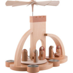 1-Tier Pyramid - Nativity - Modern - 33 cm / 13 inch