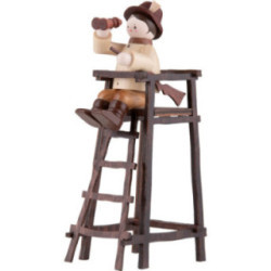 Thiel-Figur Jäger auf Hochstand - natur - 11 cm