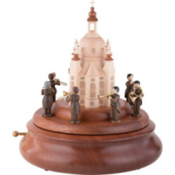 Elektronische Spieldose - Blechbläserensemble an der Frauenkirche - 21 cm