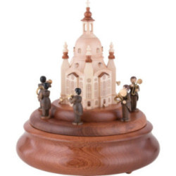 Electronic Music Box - Brass Band at the Church of Our Lady - 21 cm / 8 inch