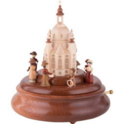 Elektronische Spieldose - Historische Figuren an der Frauenkirche - 21 cm