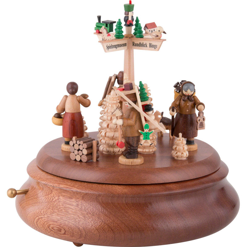 Electronic Music Box - Town of Seiffen - 19 cm / 7.5 inch