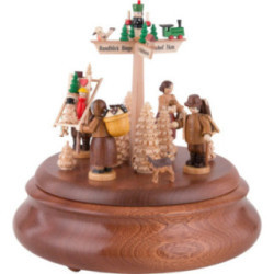 Electronic Music Box - Town of Seiffen - 19 cm / 7.5 inch