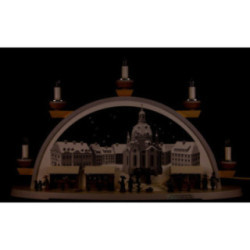 Candle Arch - Dresden Christmas Market Approx. 1900 - 54x32x12 cm / 21x12.5x4.7 inch