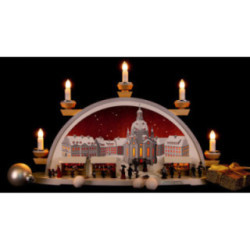 Candle Arch - Dresden Christmas Market Approx. 1900 - 54x32x12 cm / 21x12.5x4.7 inch