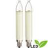 LED-Kleinschaftkerze - Sockel E10 - warmweiß - 0,1-0,3W