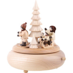 Music Box Winter Sport - 16x19 cm / 6.3x7.5 inch