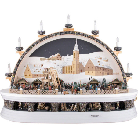 Candle Arch - Christmas Market at the Mine of Molch - Limited Edition - 74x28x58 cm / 29x11x23 inch