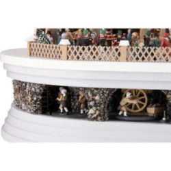 Schwibbogen Weihnachtsmarkt am "Molchner Stolln" zu Pobershau (limitierte Auflage) - 74x28x58 cm