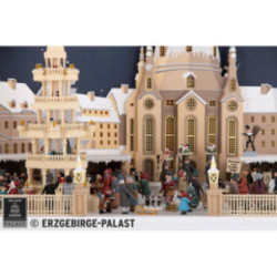 Schwibbogen Dresdner Striezelmarkt (2. limitierte Ausgabe) - 81x31x52 cm