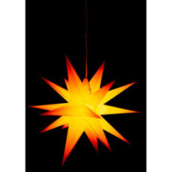 Annaberger Faltstern für Innen orange - 58 cm