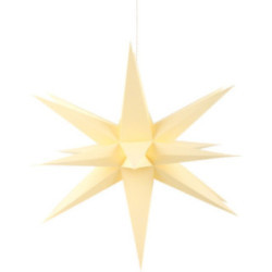 Annaberger Faltstern für Innen gelb - 58 cm