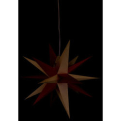 Annaberg Folded Star for Indoor with Red-Yellow Tips - 58 cm / 22.8 inch