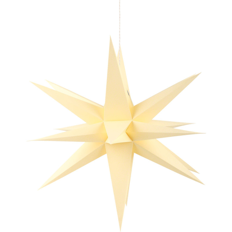 Annaberg Folded Star for Indoor Yellow - 70 cm / 27.6 inch