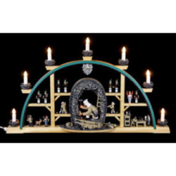 Candle Arch - Miner Kneeling - 70x40 cm / 27.5x15.7 inch