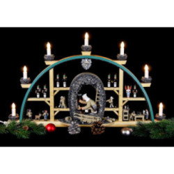 Candle Arch - Miner Kneeling - 70x40 cm / 27.5x15.7 inch