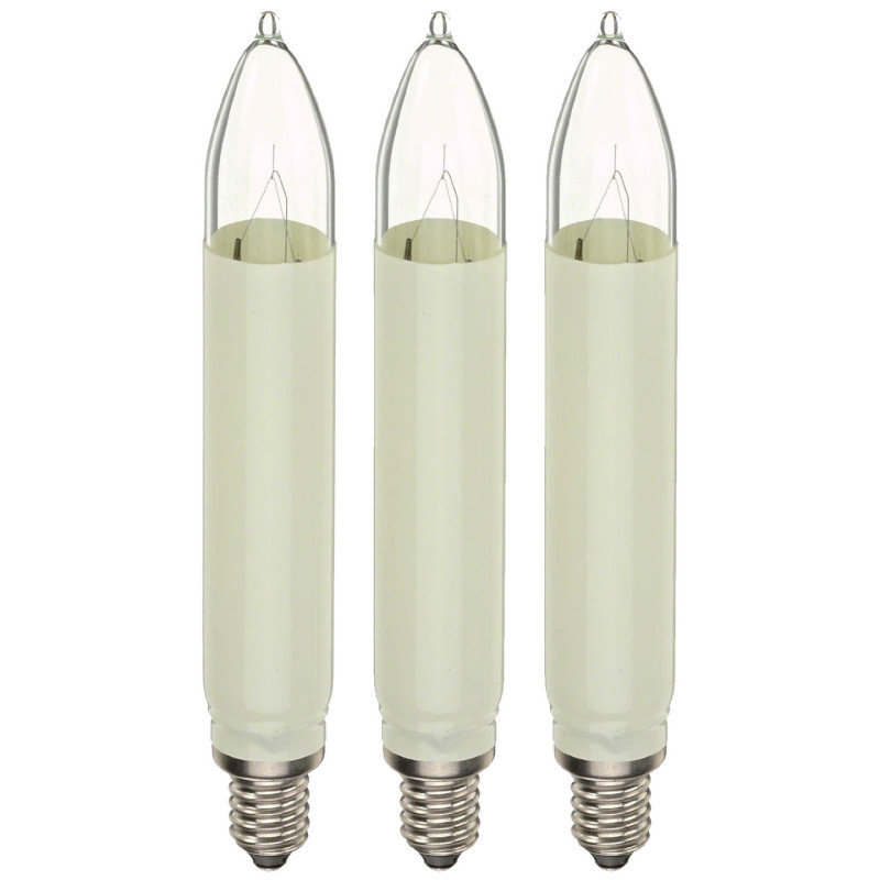 Kleinschaftkerze - Sockel E10 - 12V/3W