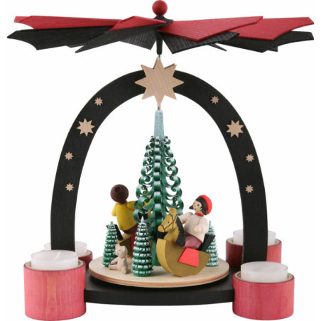 1-Tier Pyramid - Horsemen - 26 cm / 10.2 inch